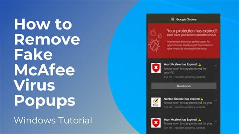 mcafee warnung fake|How To Remove Fake McAfee Pop.